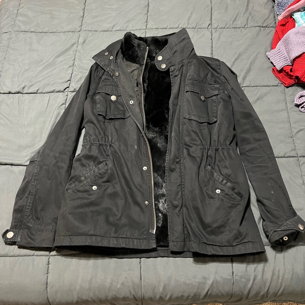 La-Rok Fur Lined Vest Jacket